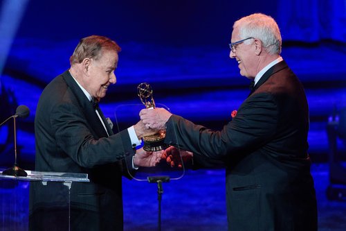 66TH ANNUAL NEW YORK EMMY AWARDS GALA - CEREMONY JOHN MILLER GOVERNORS' AWARD PHOTOS